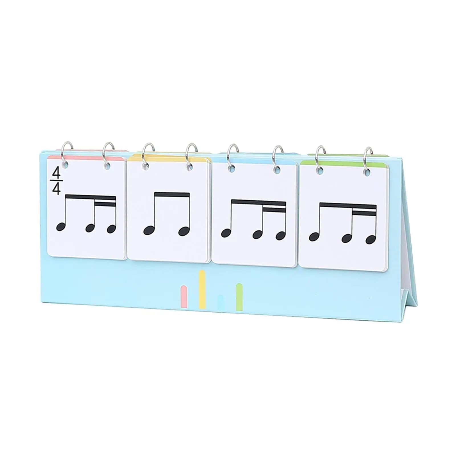 Musical Notation Card Reusable Rhythm Training Cards for Guitar Training