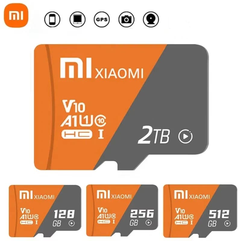 Xiaomi 2TB High Speed TF/SD Card Memory Card TF SD Ultra Fast Read Write 512GB 1TB Mini Memory Card Class 10 For Camera/Phone