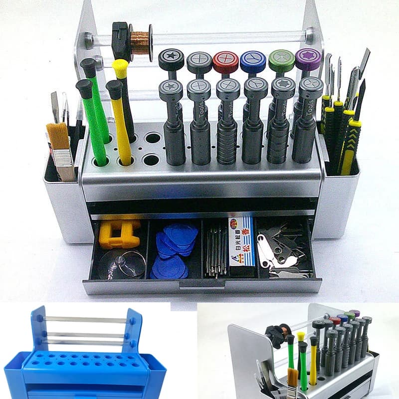 Multifunction Storage Box Large Capacity Strong Mobile Phone Screw driver Maintenance Collection Opening Repair Tool Kit Tool