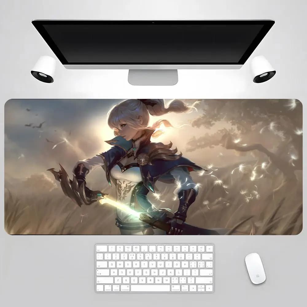 G-Genshin-lmpact-T Mouse Large Gaming Mouse Pad Keyboard Mat Desk Pad  Pad Keyboard Non-Slip Pad PC Mouse Game Keyboard Mouse pa