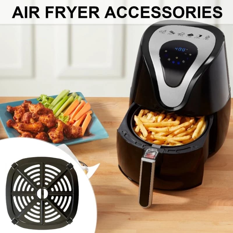 Reusable Air Fryer Pad Air Fryer Silicone Feet Cooking Accessory Air Fryer Grilling Plate Suitable for 2.6QT Air Fryer Model