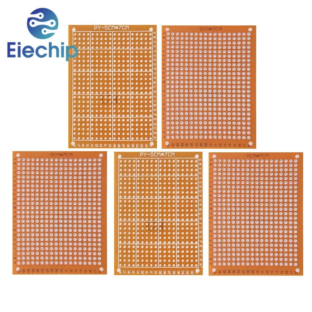 5PCS 5X7CM 7x9CM Prototype Board PCB  DIY Universal Circuit Board 5*7cm 7*9cm Single Sided PCB Electronics Kit