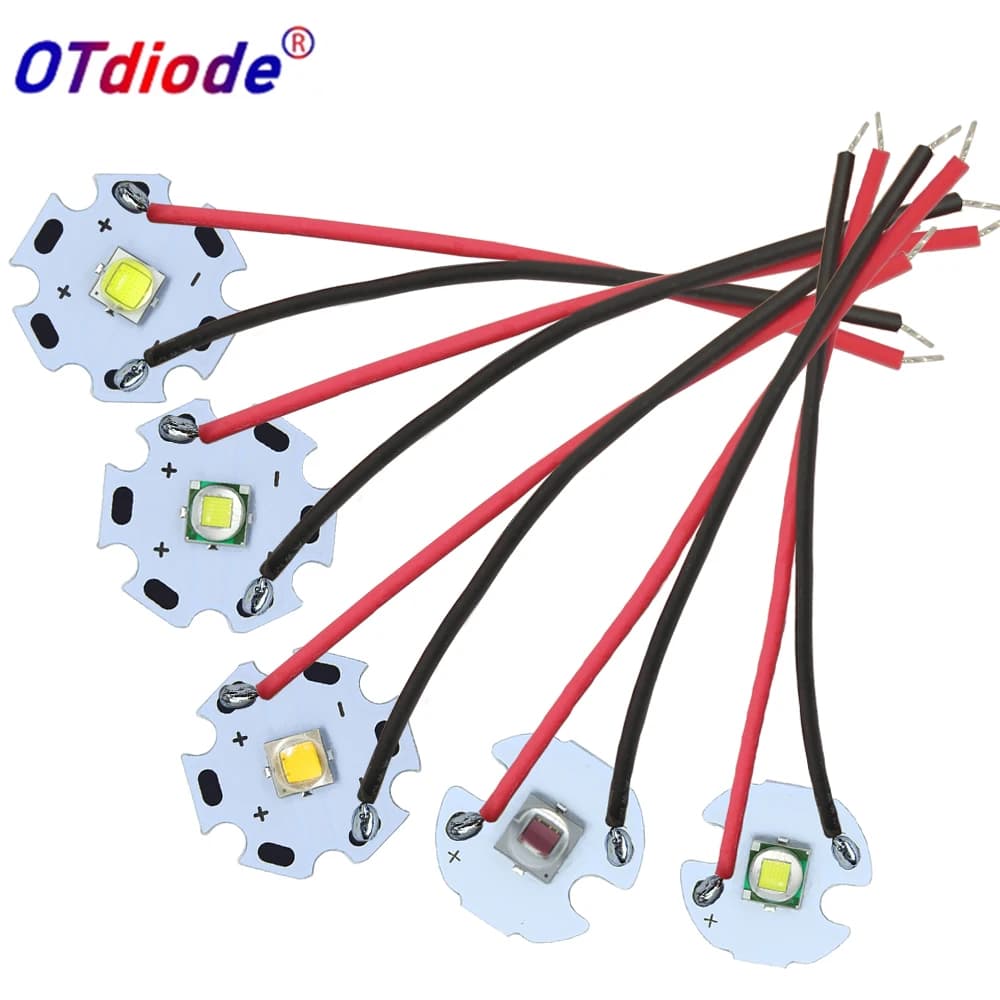 5W-10W High Power LED XLM T6 5050-L2 Bead Diodes 3V 3.7V With Cable Wire For Flashlight Parts Bicycle Car Head Lamp Accessories