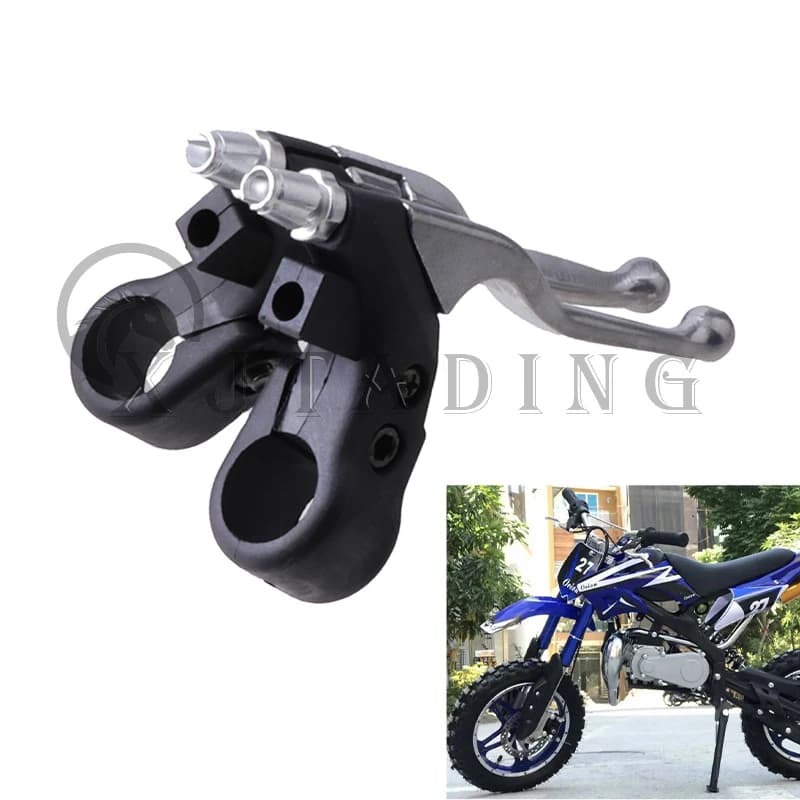 Motorcycle 7/8'' 22mm Left /Right Brake Lever For 47cc 49cc 2 Stroke Pocket Dirt Bike Gas Scooter Small ATV Quad Mini Moto Parts