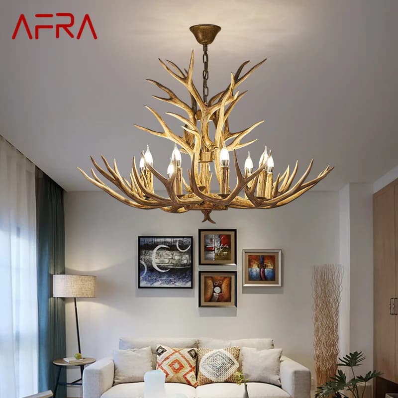 AFRA Nordic Pendant Lights Creative LED Ceiling Chandelier for Modern Home Dining Room Aisle Decor