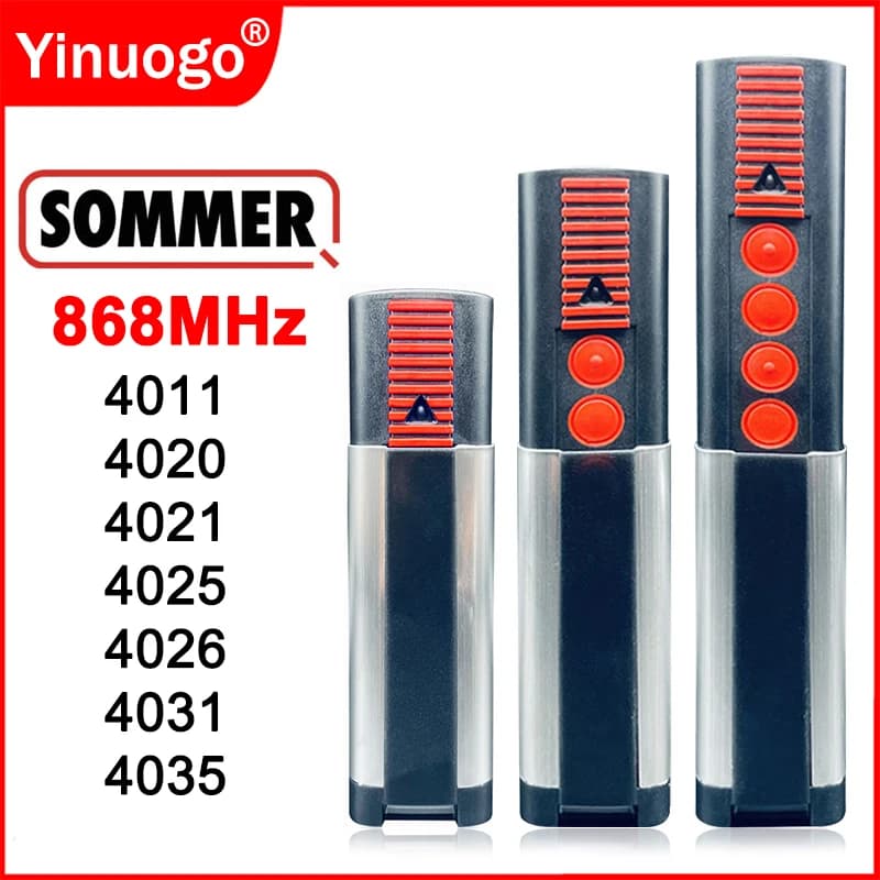 SOMMER 4020 TX03-868-4 4026 TX03-868-2 4025 Remote Control Sommer 868mhz Remote Control Garage Door Opener 4021 4025 4011 4031