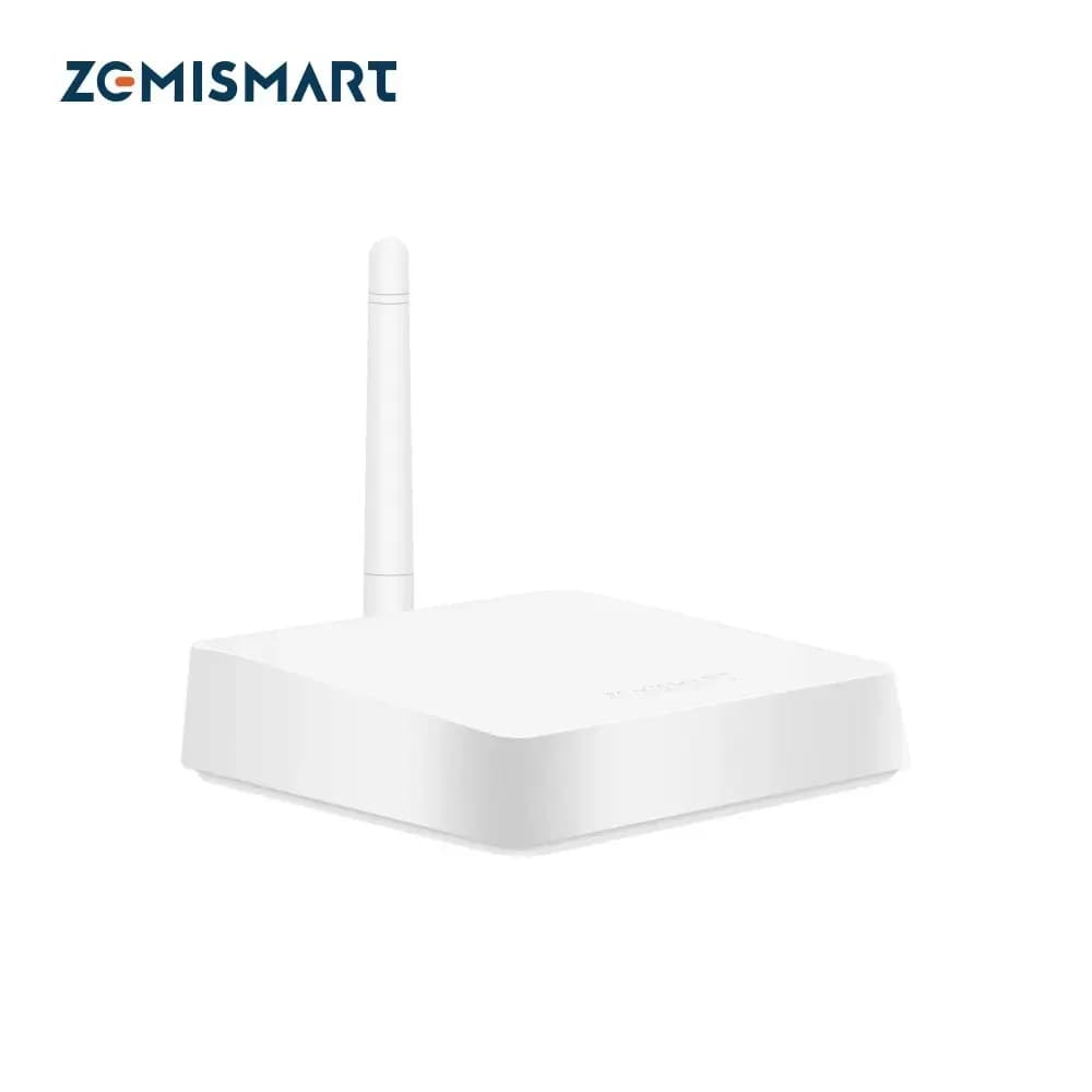 Zemismart Zigbee Hub with Antenna Smart Home Bridge Wired Gateway with Network Cable Work with Tuya Smart Life App