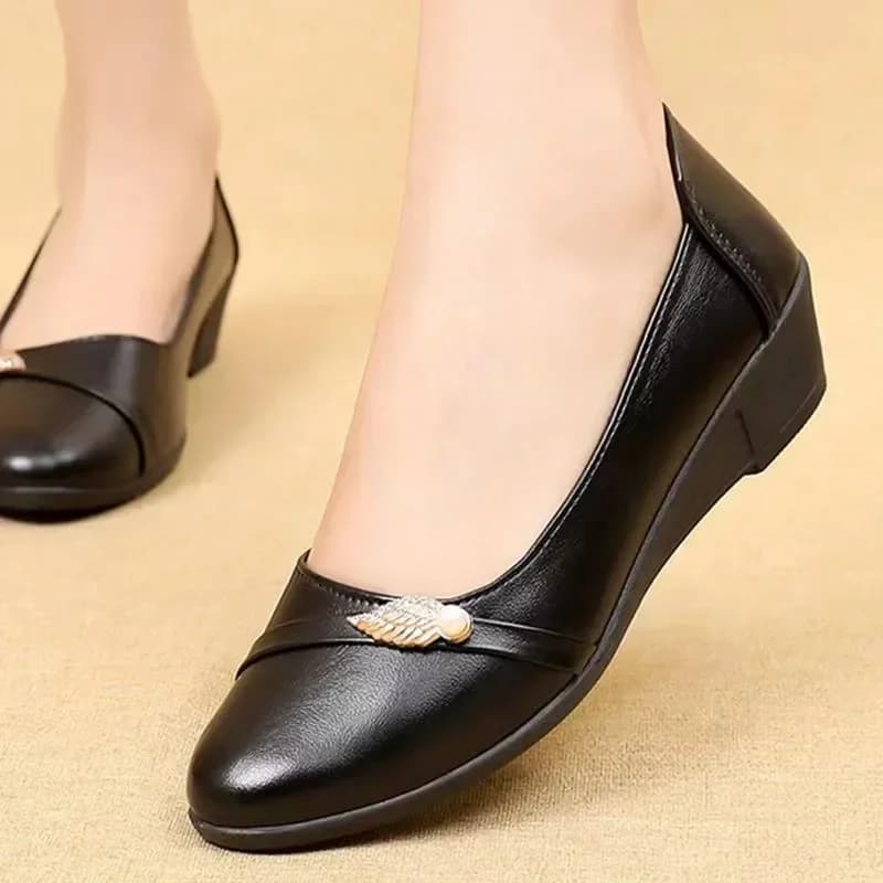 women fashion sweet light weight comfort rubber anti skid shoes lady casual elegant waterproof beach kitchen heel shoes fa61
