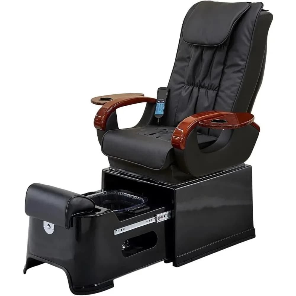 Pedicure Spa Chair PS42 Fiberglass Footsie Plumb-Free Portable Professional  Full Function Roller Massage, Disposable Liners
