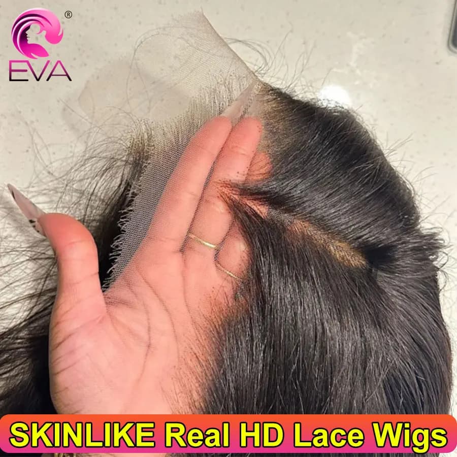 Eva Hair HD Wig Pre Plucked 13x6 13x4 HD Lace Frontal Wig Invisible HD Lace Closure Wigs 5x5 6x6 7x7 Glueless Wig Ready To Wear