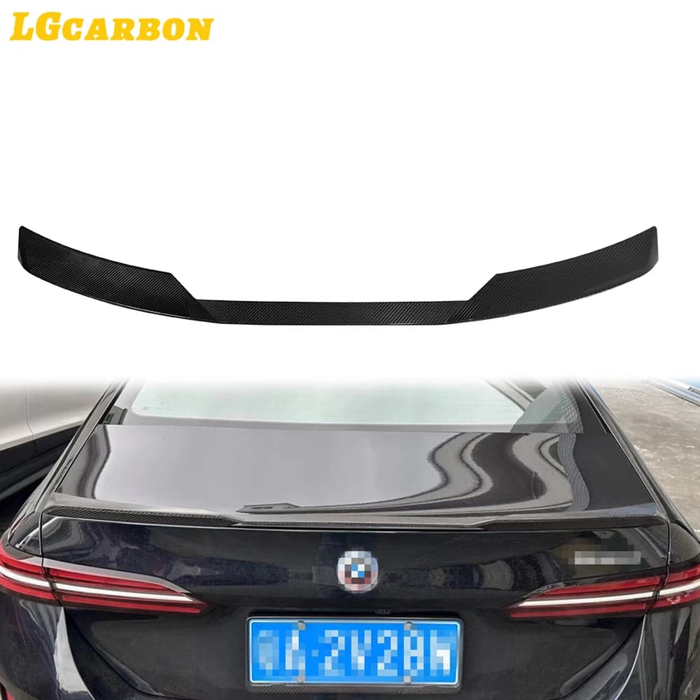 LGcarbon For BMW 5 SERIES G60 G68 2024 Rear Spoiler Dry Carbon Fiber Diffuser Tail Wing Auto Part