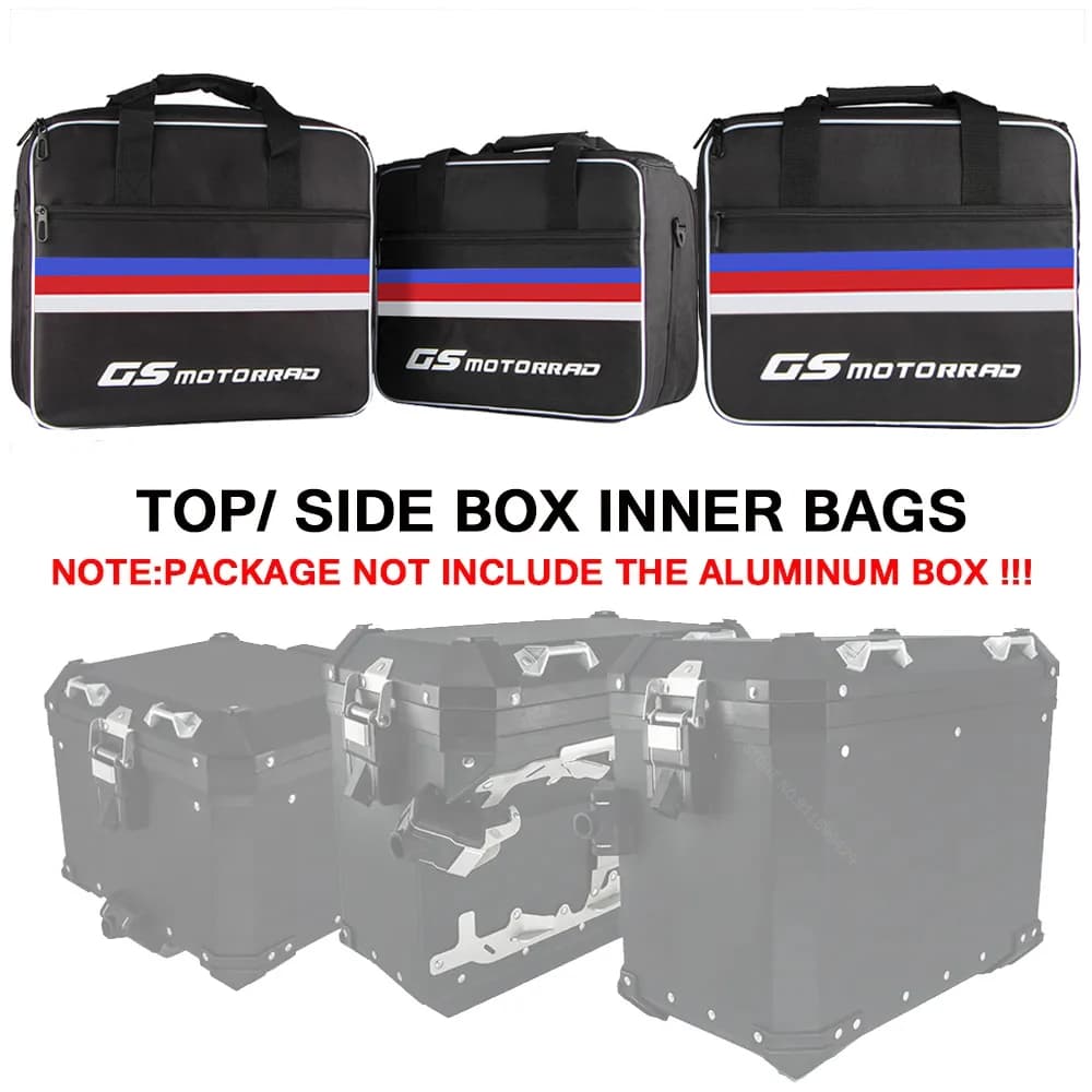 Motorcycle Saddlebag For BMW R1250GS ADV LC R1200GS F850GS F750GS GS1250 2018-2022 2023 Luggage Inner Bag Expandable Saddle Bags