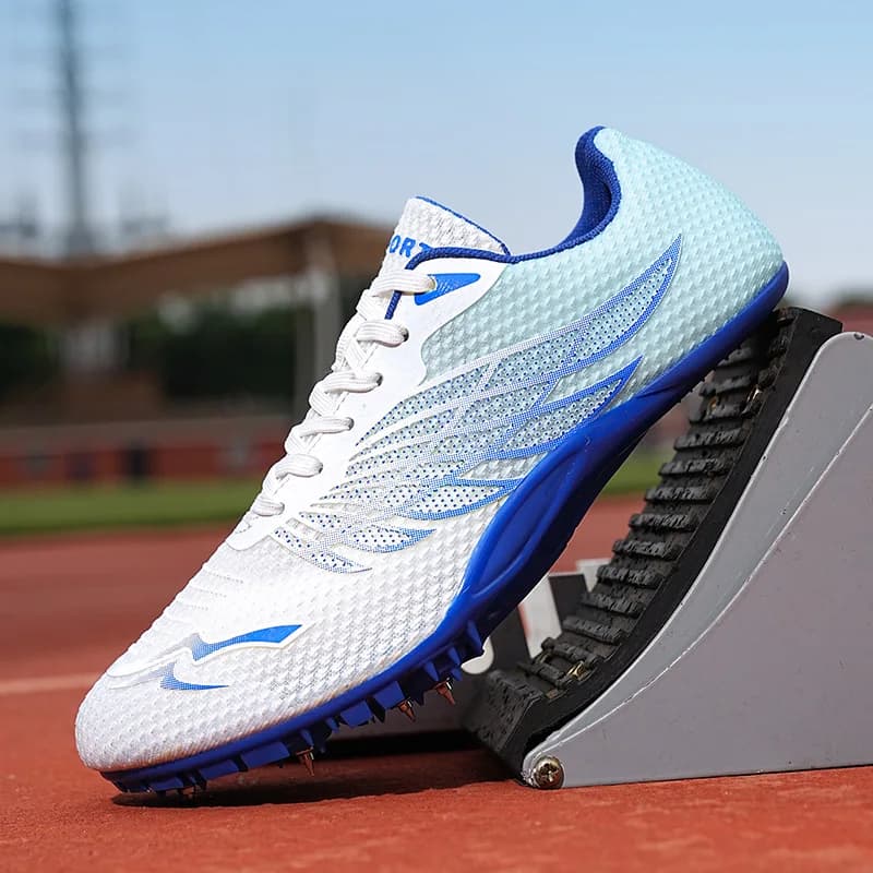 New Style Sprint Track Field Shoes Breathable Track Training Shoes Anti-Slip Spiked Sneakers Lightweight Outdoor Sneakers