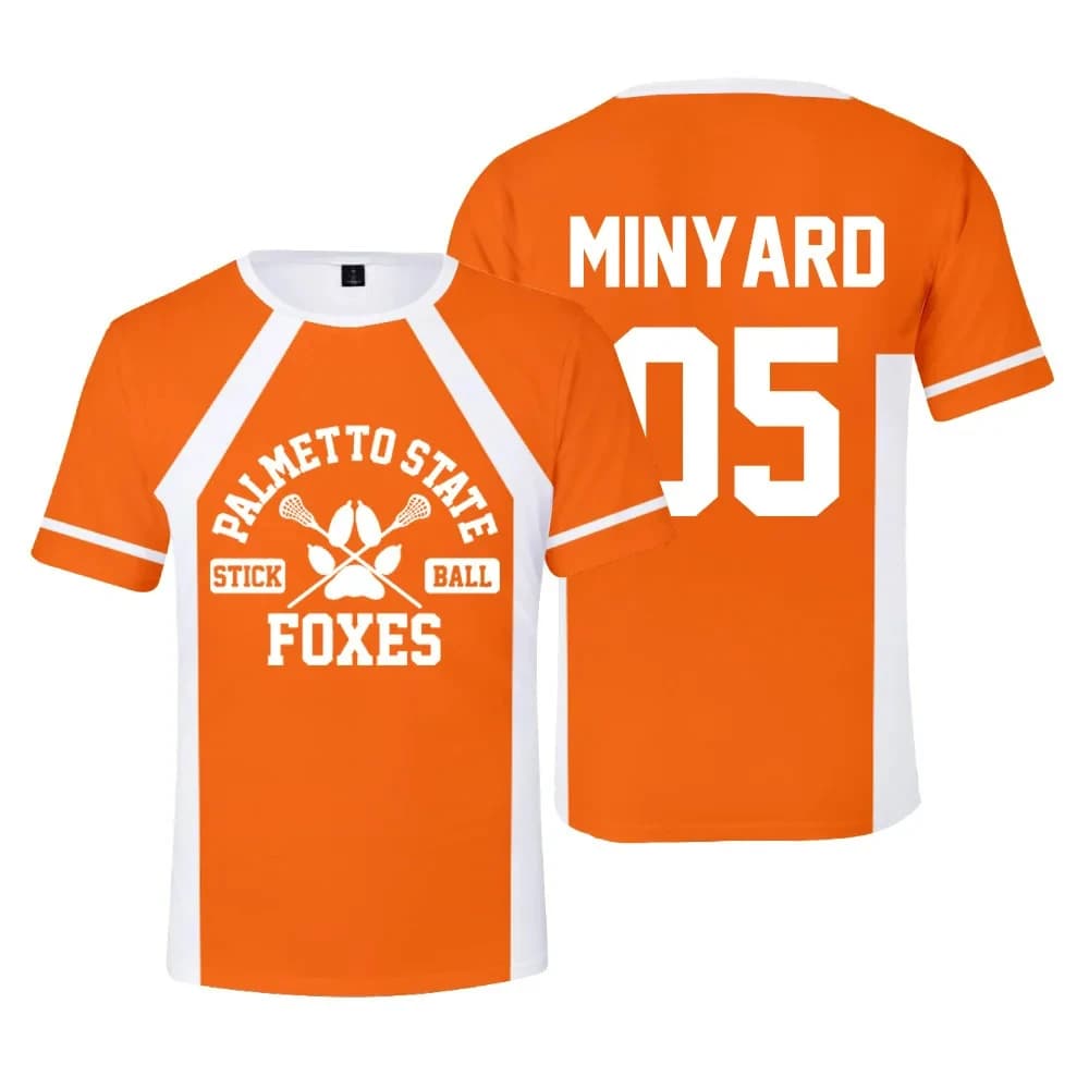 Cosplay Minyard Stick Ball Jersey 3D printed Men Women T-shirts Casual Kids Tees Tops Hot Sale The Foxhole Court Unisex Clothes