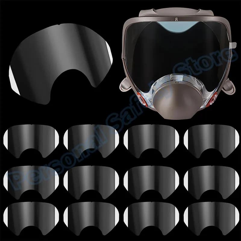 AntiScratch Protective 6885 Visor Window Screen Protector Cover Film for 3M 6800 Gas Mask Full Face Respirator Painting Spraying