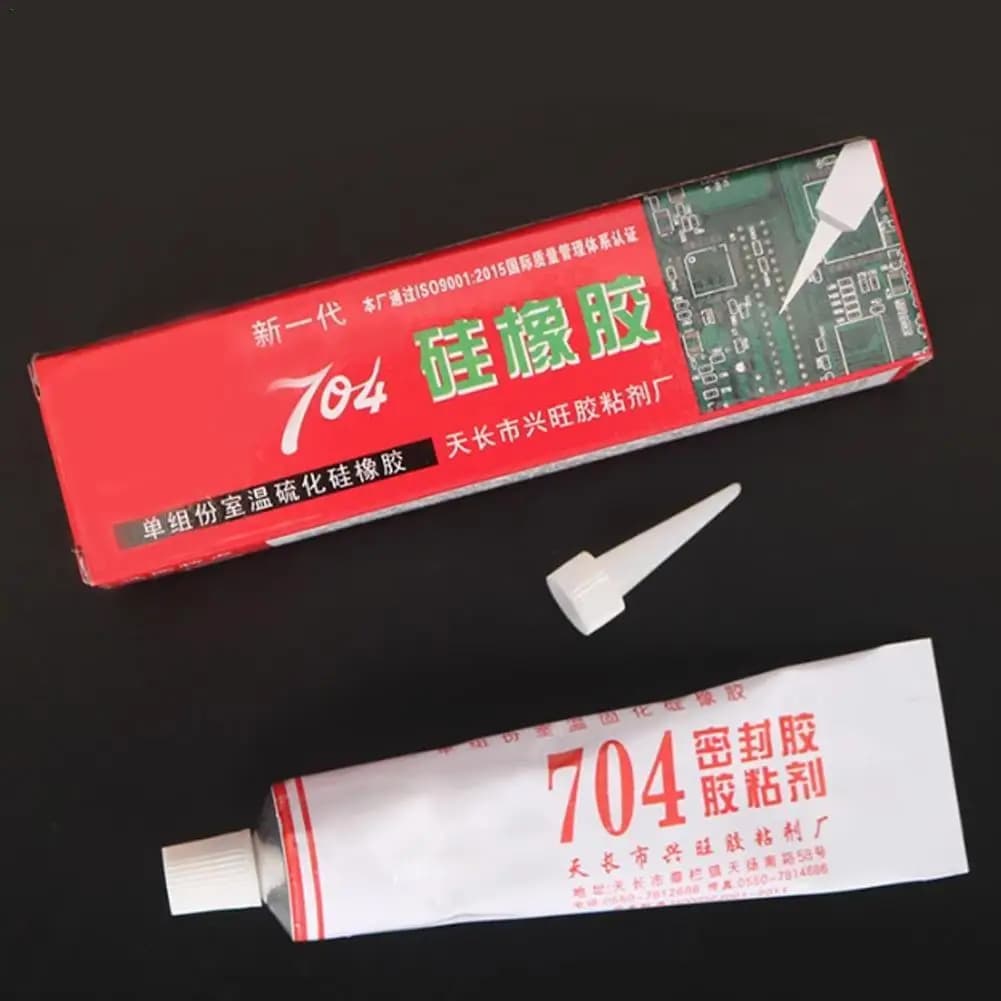 704 Fixed High Temperature Resistant Silicone Rubber Insulated Sealing Glue Waterproof Silicone Thermal Conductive