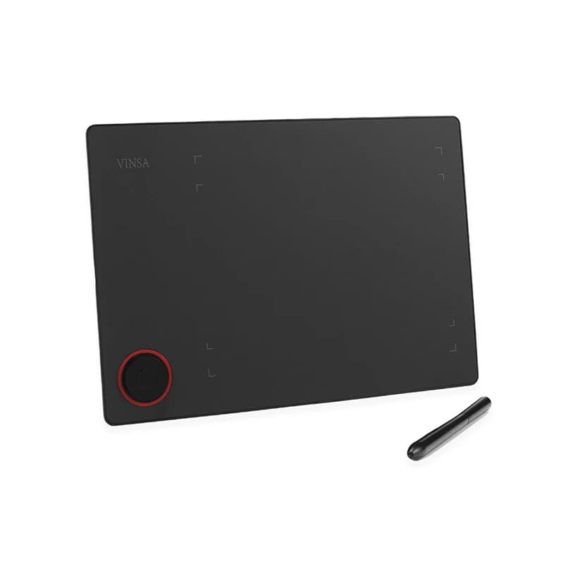Graphics Drawing Tablet, 7.48 x 5.71 inch Large Drawing Tablet with 4 Hot Keys, Passive Stylus of 8192 Levels Pressure