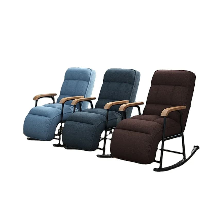 Camping Sofa Outdoor Indoor Recliner Living Room Leisure Furniture Lounge Rocking Chyar Chair With Armrest For Adult