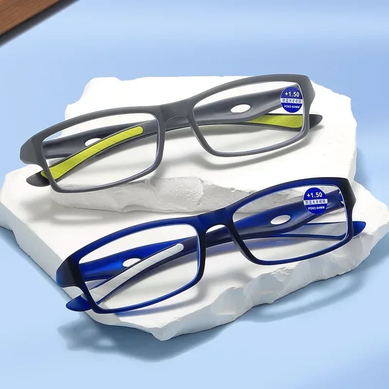 Fashion Reading Glasses Man Sport Non-Slip Anti Blue Light Women Style High Definition Computer Eyeglass+1.0+2.0+3.0+4.0