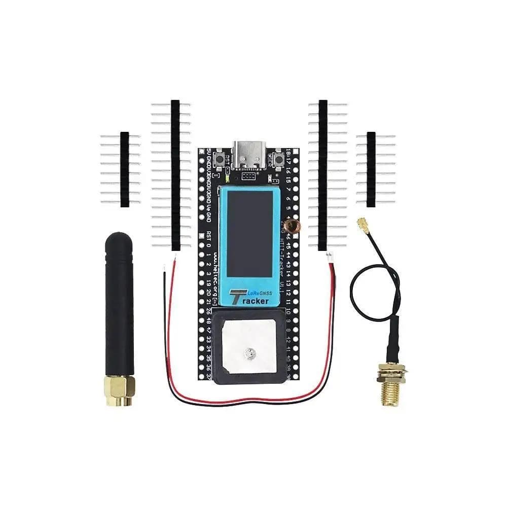 Lora Wireless Tracker ESP32-S3FN8+SX1262+UC6580 Supports Wi-Fi,LoRa,Bluetooth,GNSS L1 + L5/L2,Type-C USB iot OLED Display