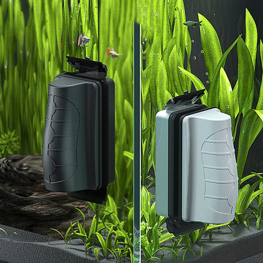 1PC Fish Tank Magnetic Brush Carbon Fiber Cleaning Brush To Remove Moss Glass Suspension Blade Algae Magnetic Brush