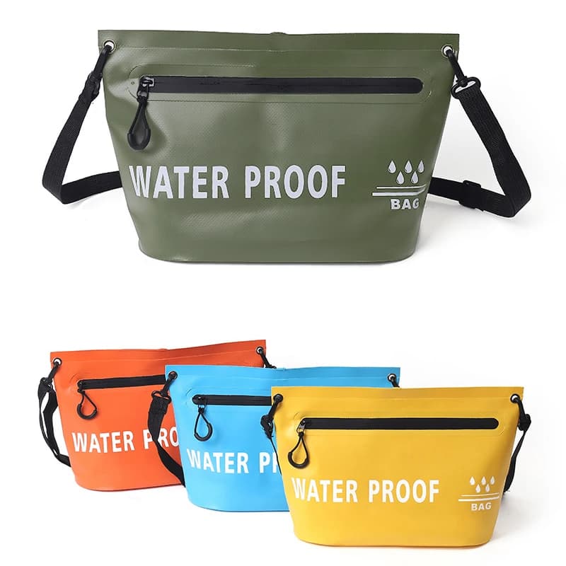 Waterproof Dry Bag Sack Single Shoulder Swimming Bag Outdoor Travel Handbag Pack Wash Sack Rafting Kayak River Trekking Bags