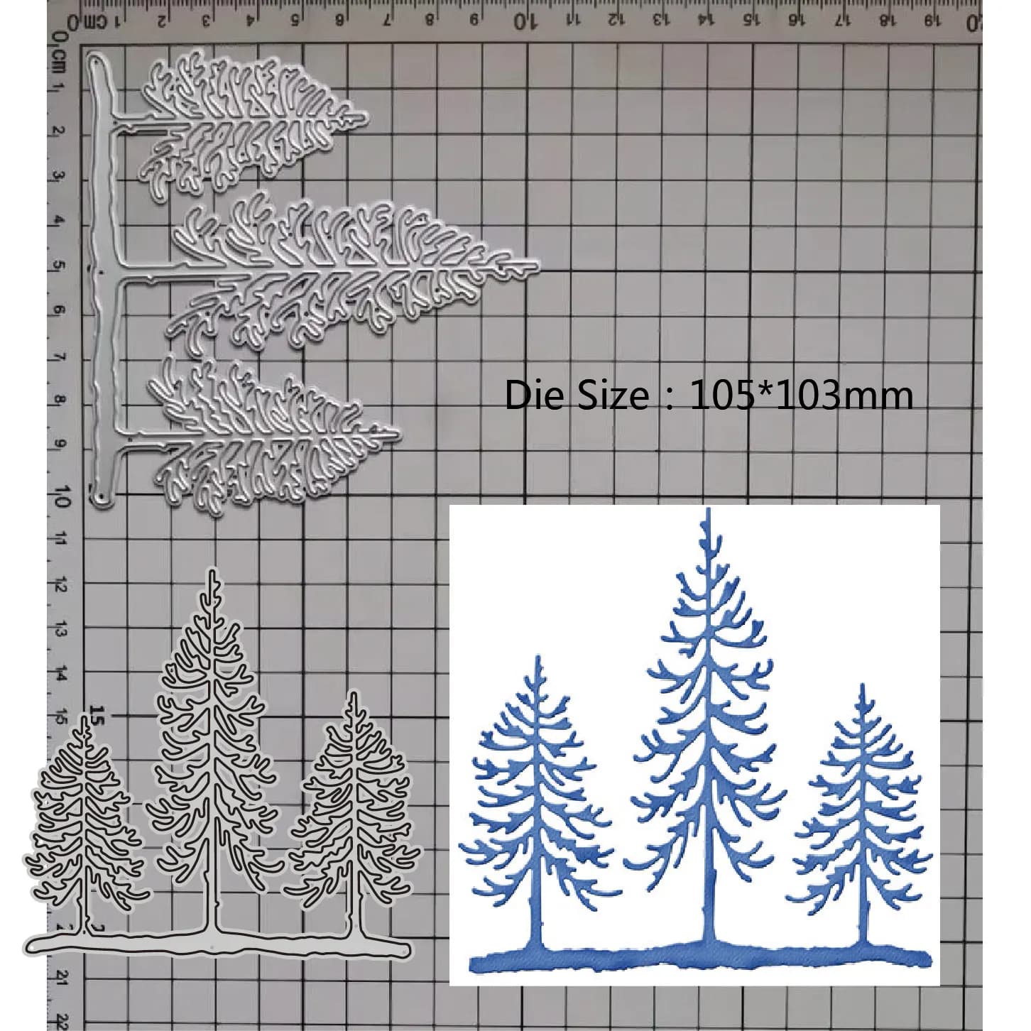 2023 New Metal Cutting Dies tree DIY Scrapbook Paper Craft Knife Mould Blade Punch Stencils Dies