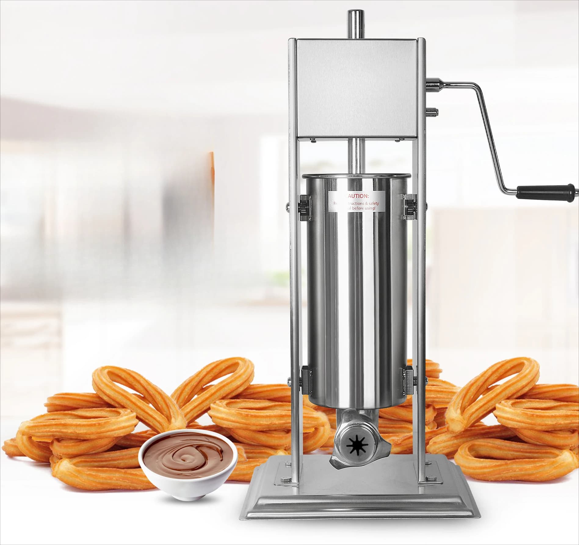 5L/7L/10L/15L Manual Three-dimensional Latin Fruit Machine Deep-fried Dough Sticks  Jishi Fruit  Deep-fried Dough Sticks Machine