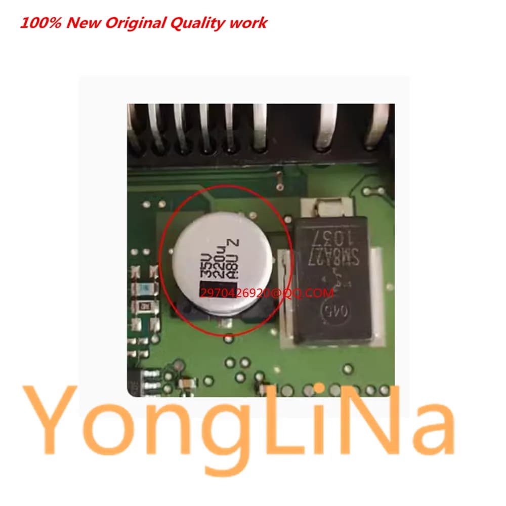 Integrated Circuit 100% New 1Pcs 35V 220UF 35V 220U Patch P0748 Automotive Transmission Computer Board Vulnerable Capacitor