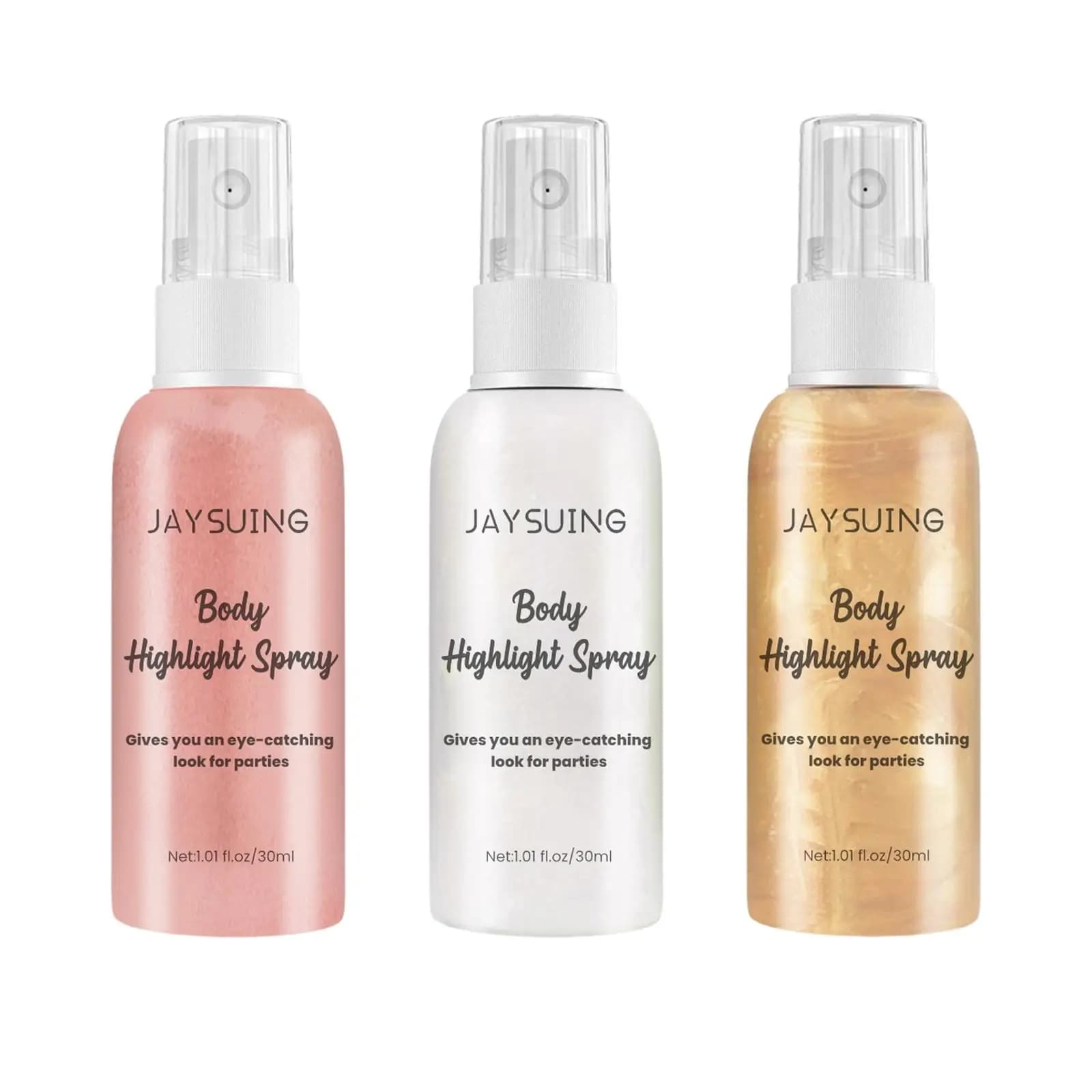 Mini Body Glitter Spray 30ml for Hair and Skin, Ideal for Events and Gatherings