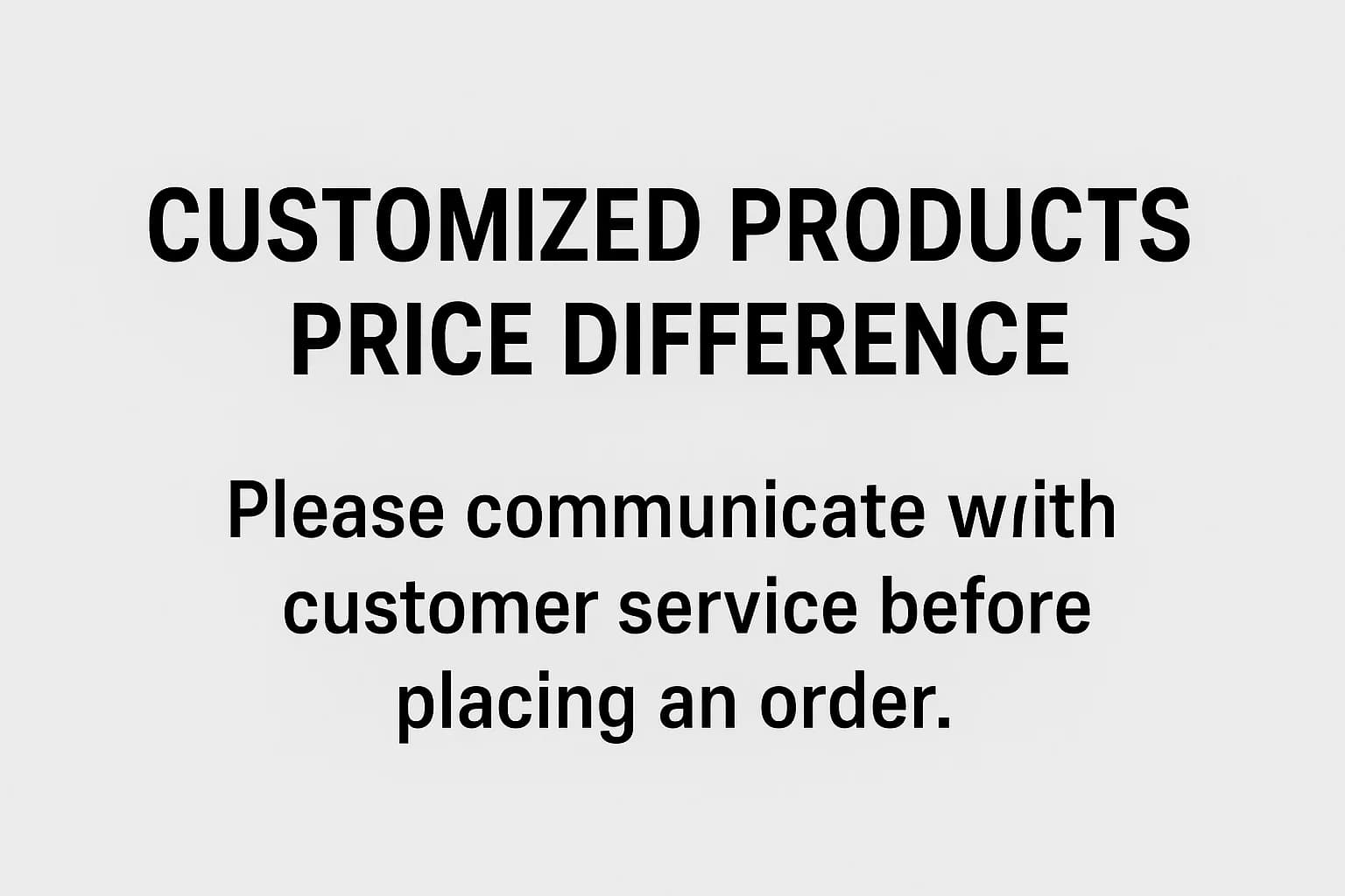 This link is for the price difference of customized products. Please communicate with customer service before placing an order.