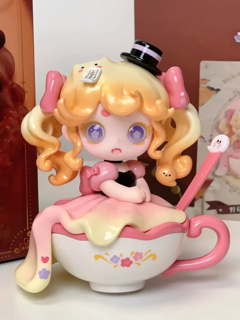 Authentic Ghost Keeno Mysterious Treasure Series Blind Box Toys Cute Girl Mystery Box  Dolls Room Ornaments kids Xmas Toys Gift