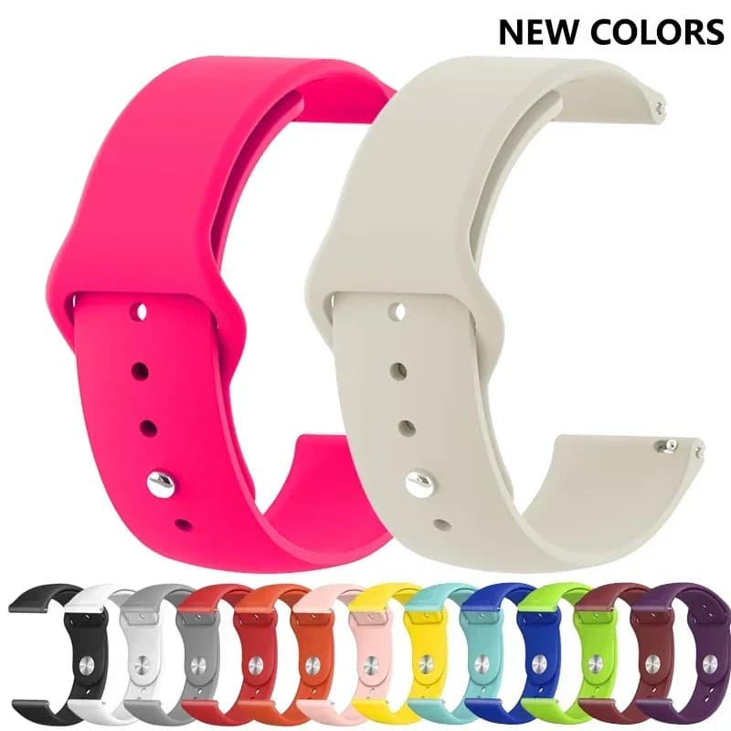20mm 22mm watch Strap For Amazfit gts/4/3/2/gts2/4 Mini/Gtr4/3/2/2e/47mm Smartwatch Silicone Bracelet Watchabnd Amazfit gts Band