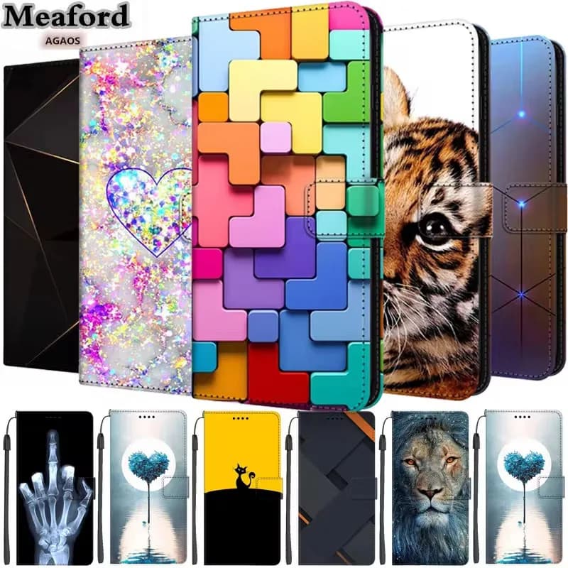 Leather Funda Flip For Motorola Edge X40 40 pro Luxury Magnetic Wallet Case for Moto Edge 40 5G XT2303-2 Shockproof Full Cover