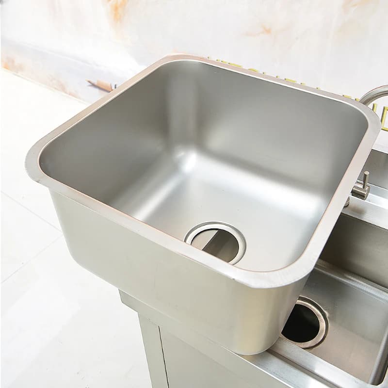 Stainless steel disposable stretchable tabletop basin, sink basin