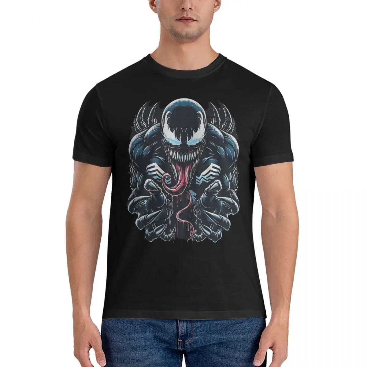 Haunting Veenomm T Shirts Marvel Venom The Last Dance Cotton Clothes Fashion Short Sleeve O Neck Tees Graphic Printed T-Shirt