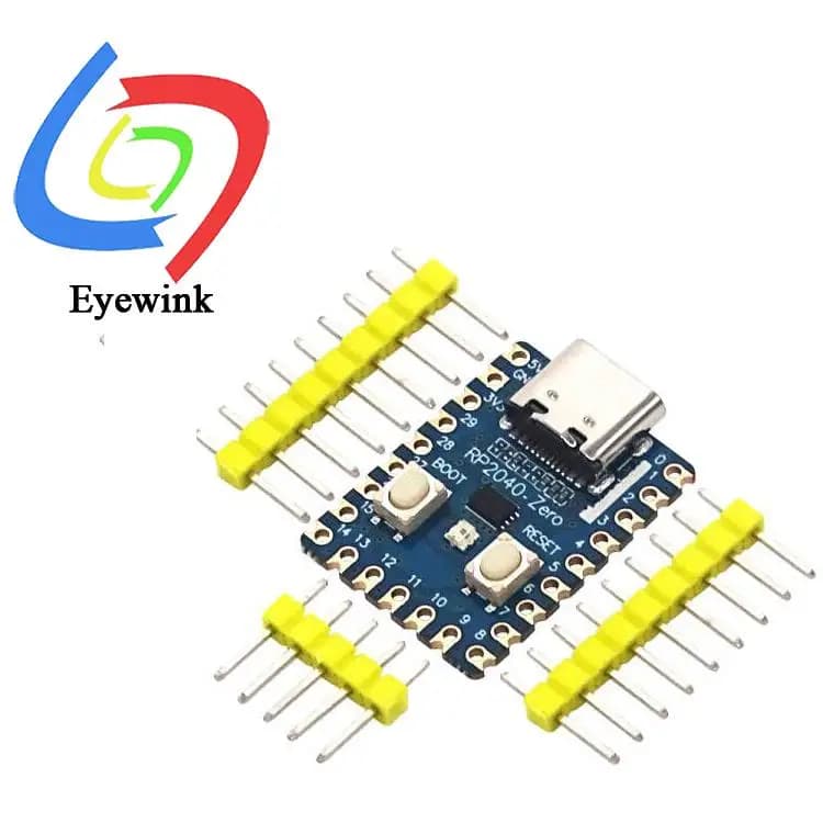 Raspberry Pi RP2040 Zero Microcontroller PICO Development Board Module Dual-core Cortex M0+ Processor 2MB Flash
