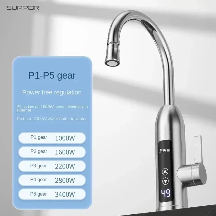 Electric faucet fast heating instant kitchen treasure fast tap water heating electric water heater home