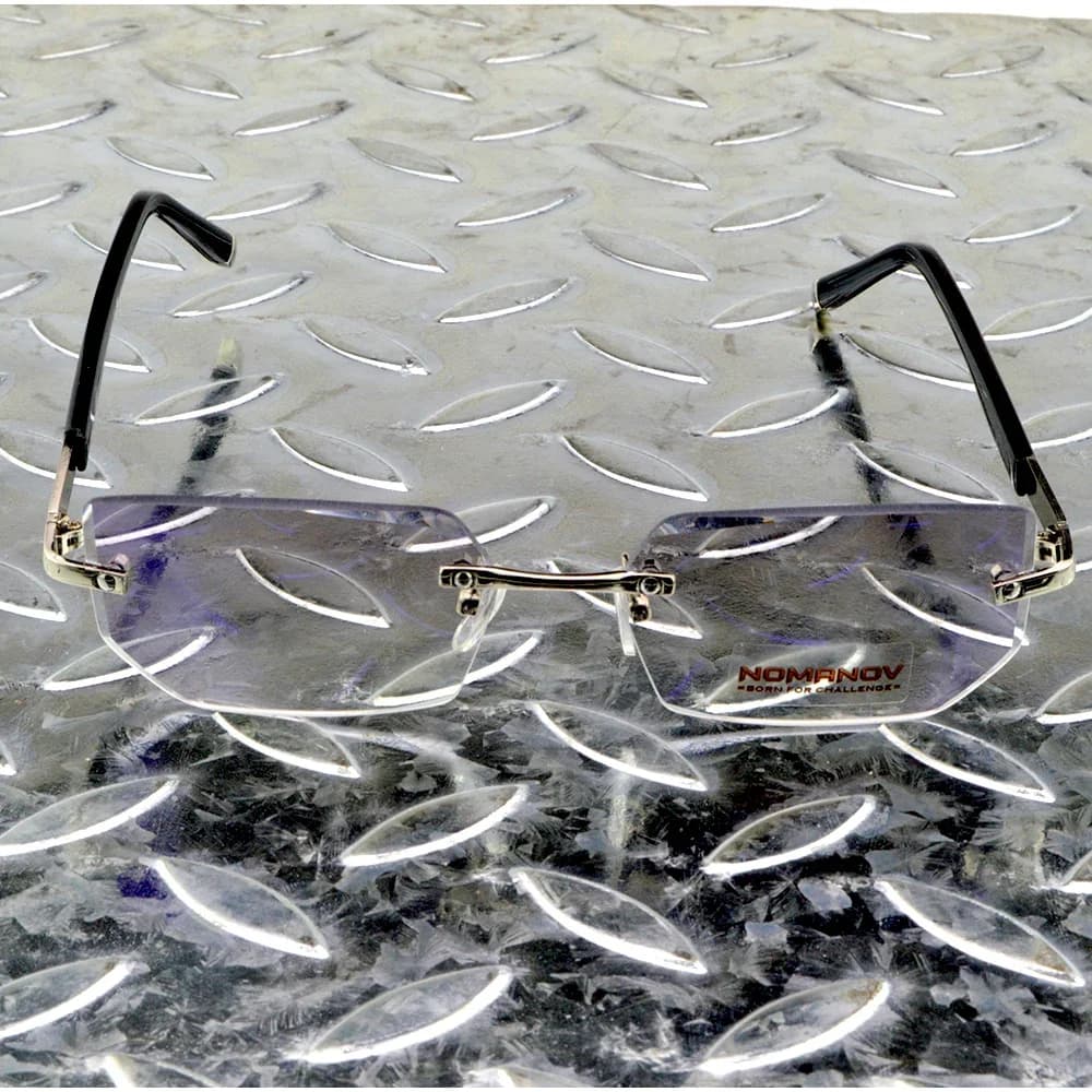 NOMANOV Cut Rimless Reading Glasses Luxury Ultra-light Titanium alloy TR90 frame Eyeglasses +1 +1.5 +2 +2.5 +3 +3.5 +4