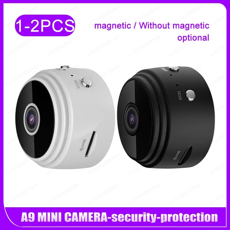 Voice Video Recorder HD 1080p Security Monitoring Camera Night Vision USB Rechargeable Remote Viewing Magnetic Smart Home