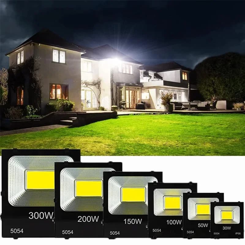 10W 20W 30W 50W 100W 200WLed Flood Light Outdoor Wall Lamp  Floodlight Exterior Street Waterproof Spotlight Garden Stadium Light