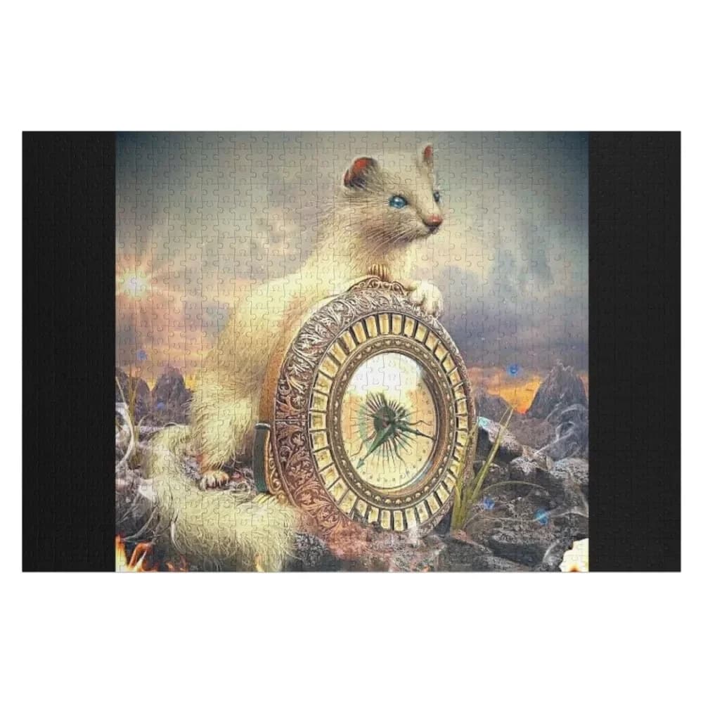 His Dark Materials - Pan & Alethiometer Jigsaw Puzzle Personalized Gifts Personalized Baby Object Puzzle