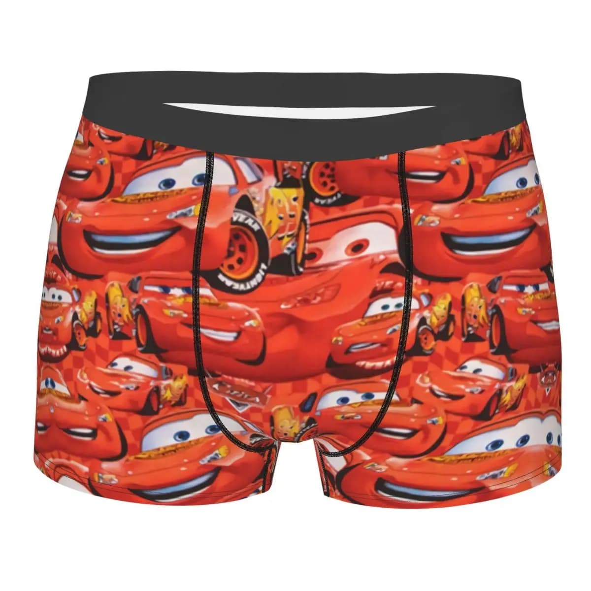 Custom Lightning McQueen Car Collage Boxers Shorts Men's Briefs Underwear Cool Underpants