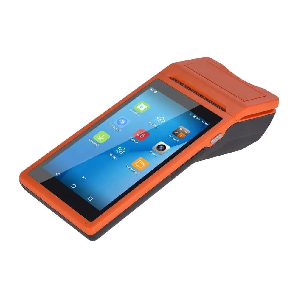 Android pda pos terminal thermal printer barcode scanner with mobile pos machine