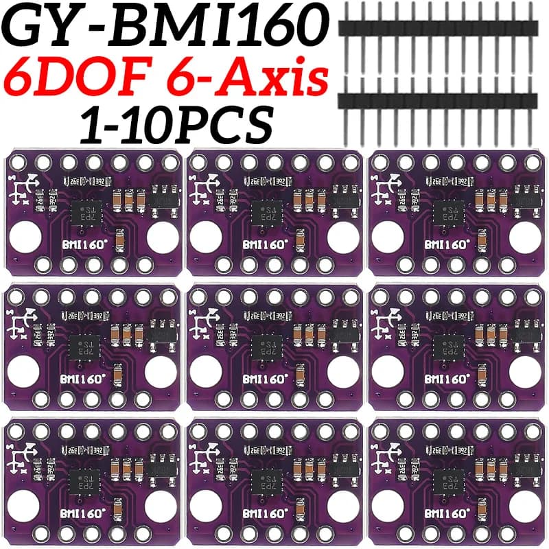 1-10pcs/ BMI160 Latest Stance Accelerometer Gyroscope Module 6 Dof Inertial Measurement Sensors GY-BMI160