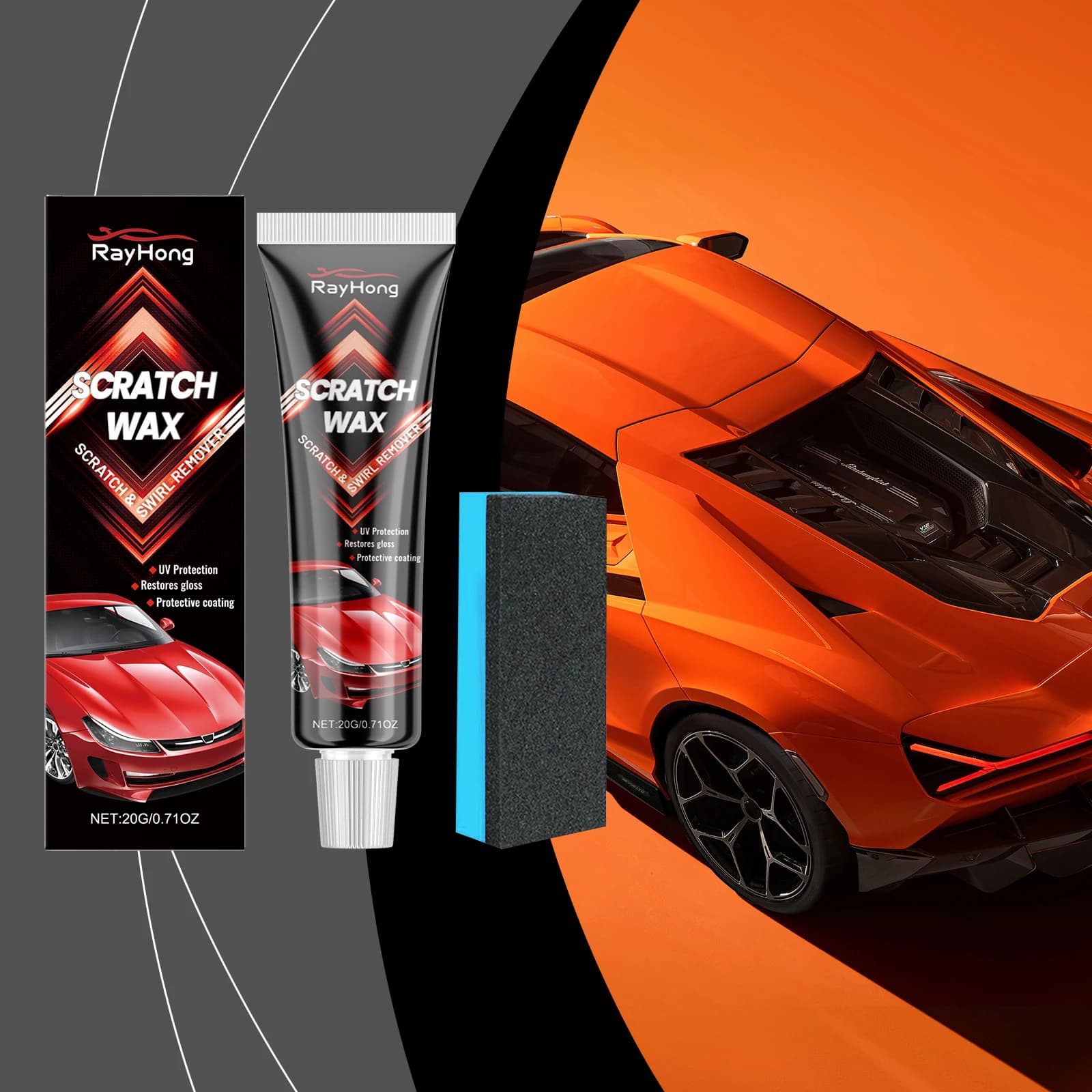 Premium Car Coating Wax - Scratch Resistant Polish, Gloss Enhancer, Paint Protection Car Detailing Daily Use And Family-(20g)