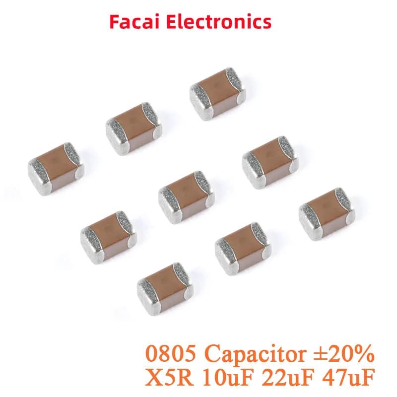 100pcs 0805 SMD Capacitor ±20% X5R 10uF 22uF 47uF
