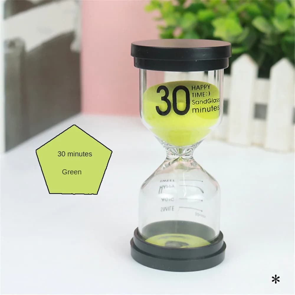 Glass Printing Hourglass And Safe And Practical Convenient Solid Gift Hourglass Delicate And Compact Minute Timer