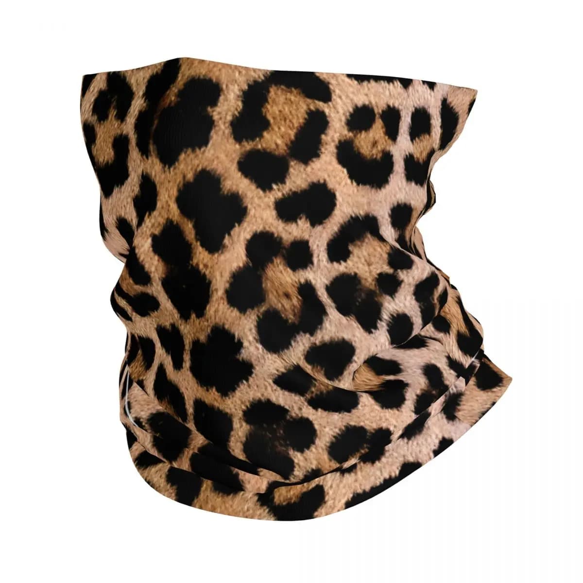 Leopard Neck Gaiter Face Scarf Cover Neck Gaiter Men Women Bandana Scarf Thin Summer