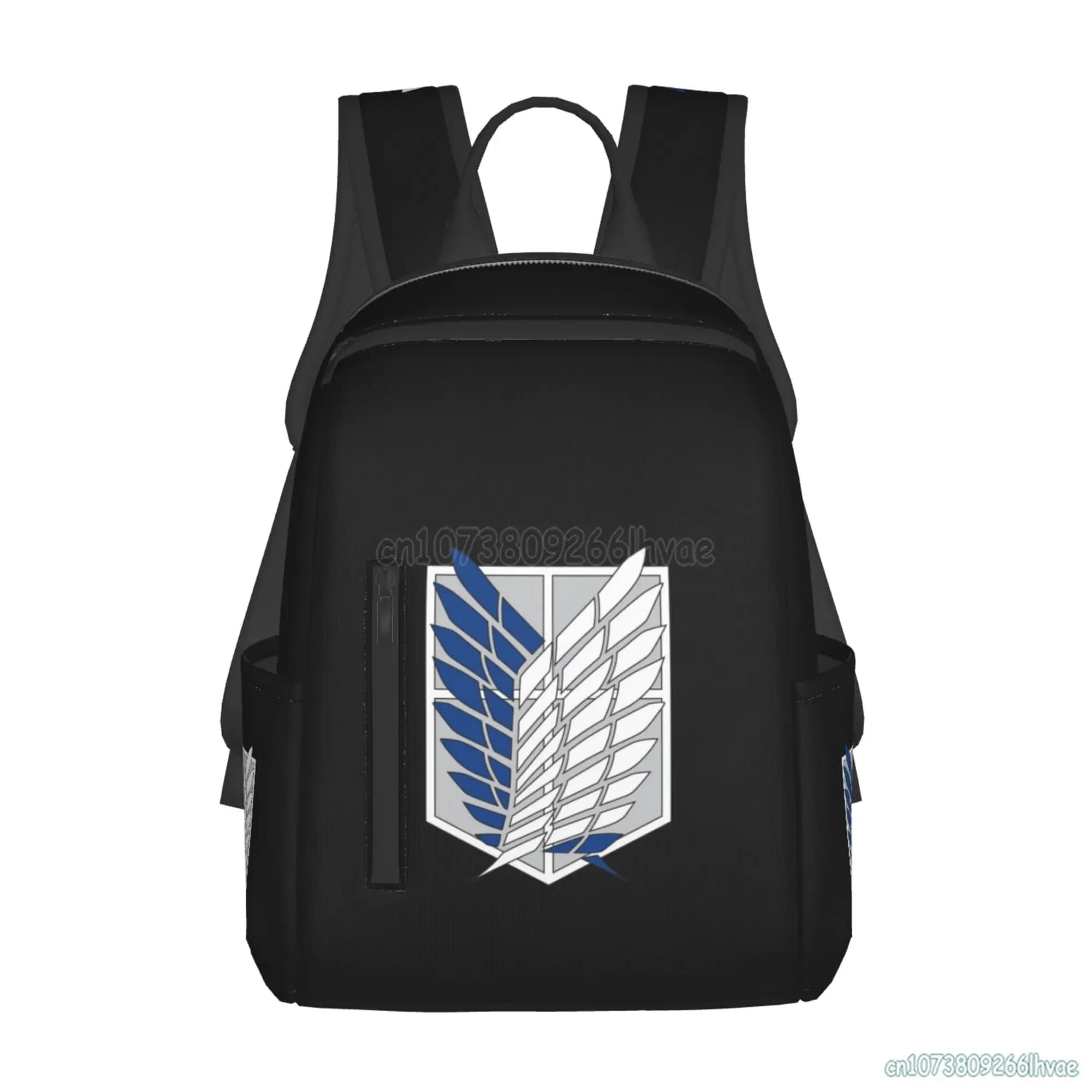 Cartoon Shield Prints Lightweight Backpack Multifunctional Backpack School Bag Unisex Outdoor Sports Travel Hiking Camping Bag